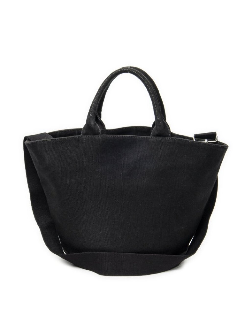 Prada GST Tote Black Canapa Canvas - Picture 5 of 11